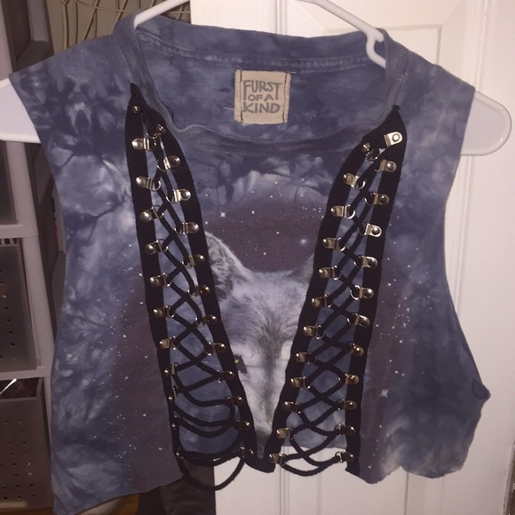 LF Furst of a Kind Tops - Vintage of Furst of a Kind Crop Top